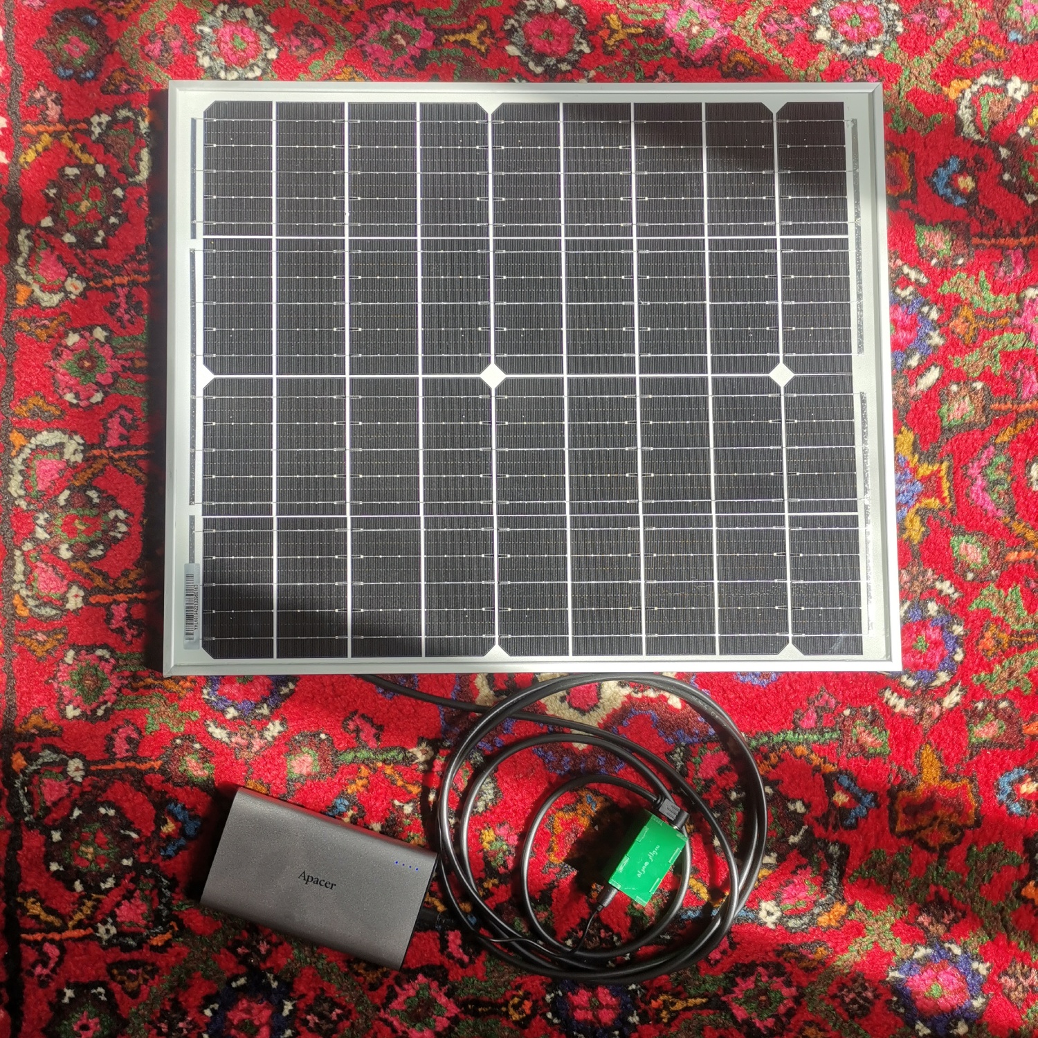 شارژر خورشیدی 24 وات سولارهمراه مدل SH-30Q24-1 — تصویر 2